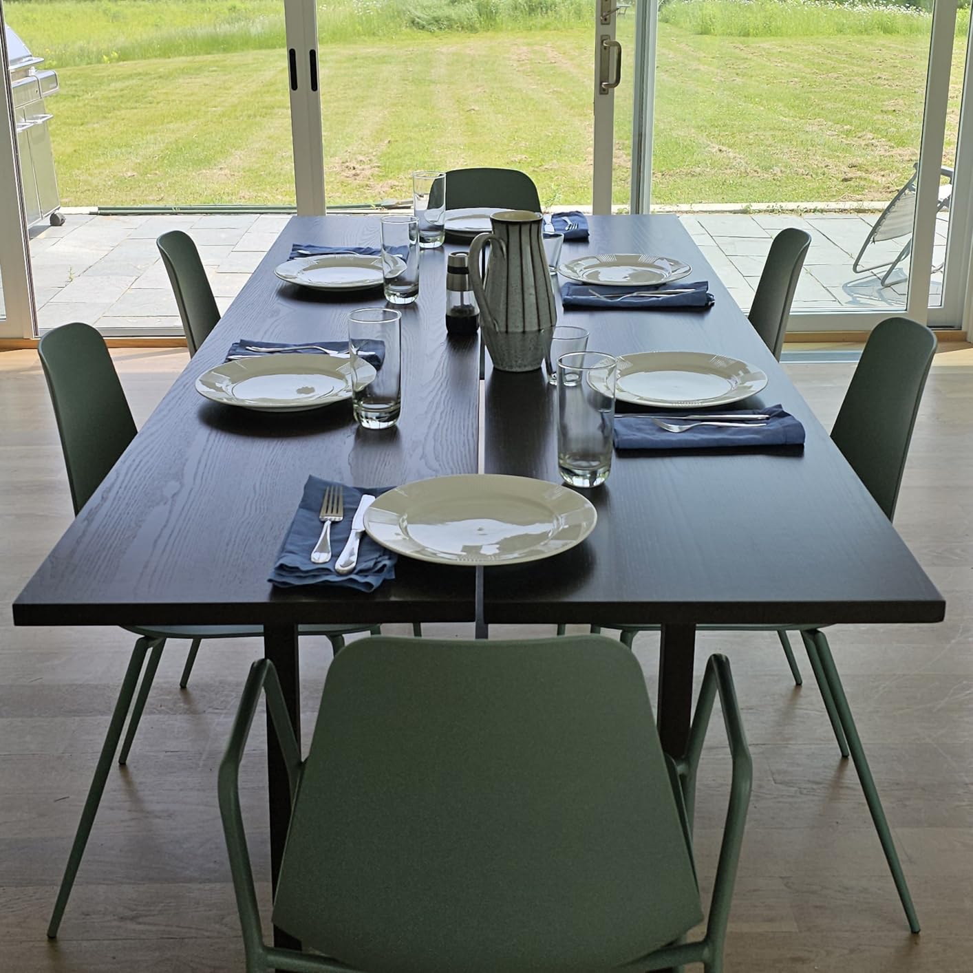 Harthwell Solid Wood Modern Farmhouse Dining Tables image 6